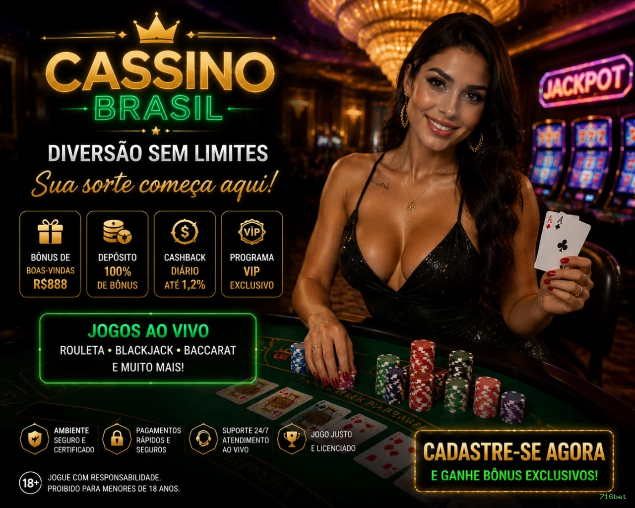 Dealers profissionais da 716bet